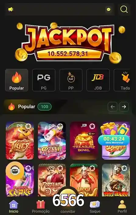 Promoções Especiais no 6566 App